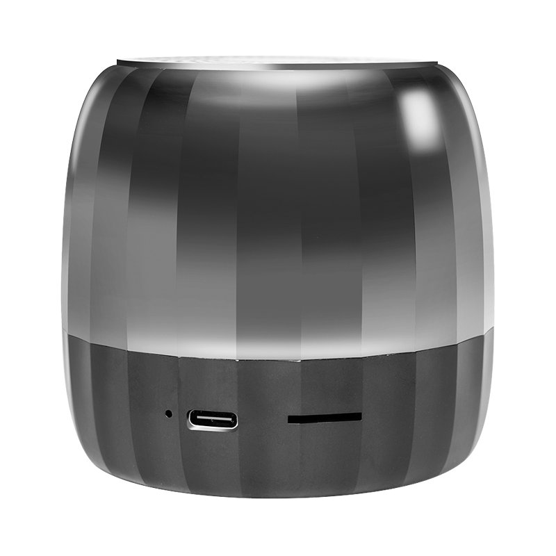 LogiLink Bluetooth speaker with party lights, black, TWS 5.2