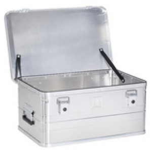 allit aluminium transportkoffer AluPlus Box S 47, zilver, 585×265×385 mm