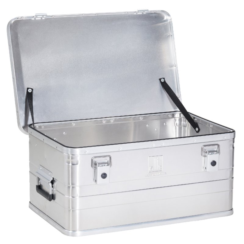 allit aluminium transportkoffer AluPlus Box S 47, zilver, 585×265×385 mm