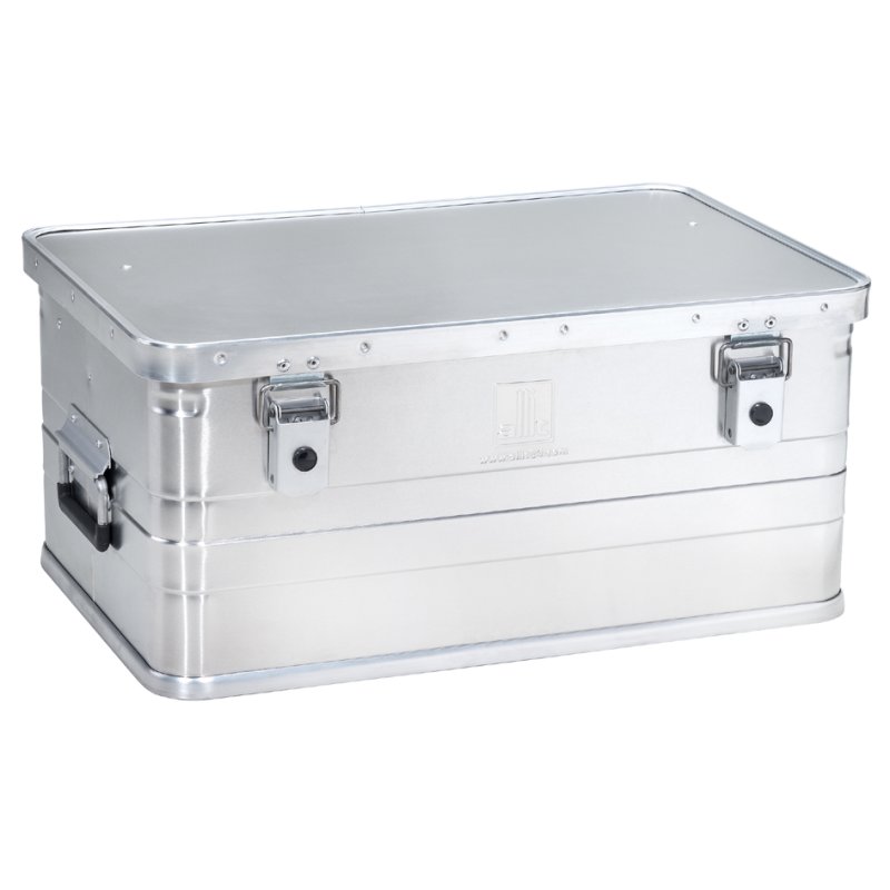 allit aluminium transportkoffer AluPlus Box S 47, zilver, 585×265×385 mm