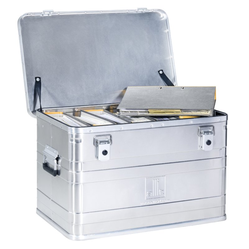 allit aluminium box AluPlus S 70, zilver, 595×375×400 mm