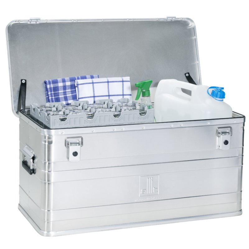 allit aluminium transportbox AluPlus S 90, zilver, 780×375×385 mm
