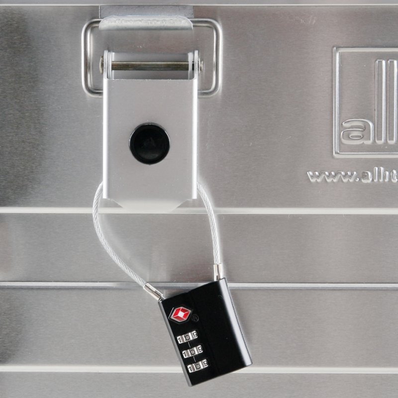 allit cijferslot AluPlus AddOn Lock, staalstaalkabel, 3-cijferige combinatie, 2 stuks