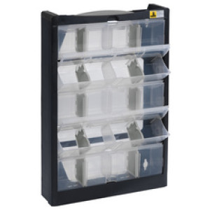 allit VarioPlus onderdelen organizer, 5 vakken, draaghandvat, 300×80×465 mm