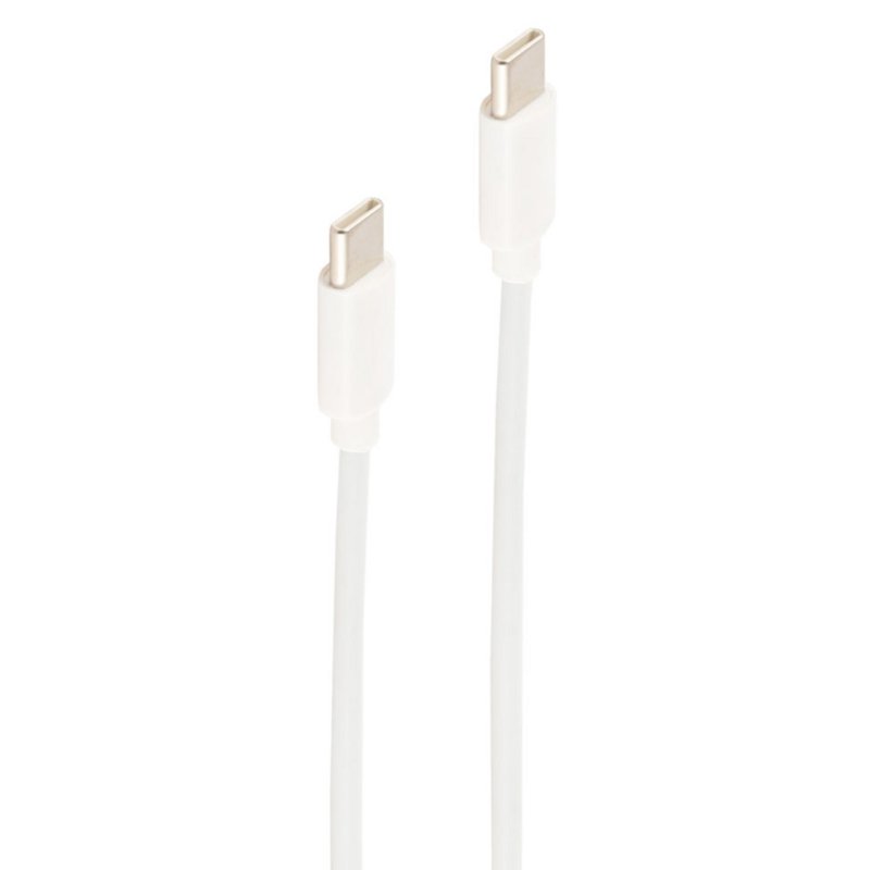shiverpeaks USB-C naar USB-C kabel, wit, 1,5 meter, 480 Mbit/s