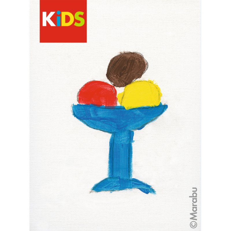 Marabu KiDS kunstdoos Kleine Kunstenaar, 12×36 ml verf, keilrahmen 20×20 cm