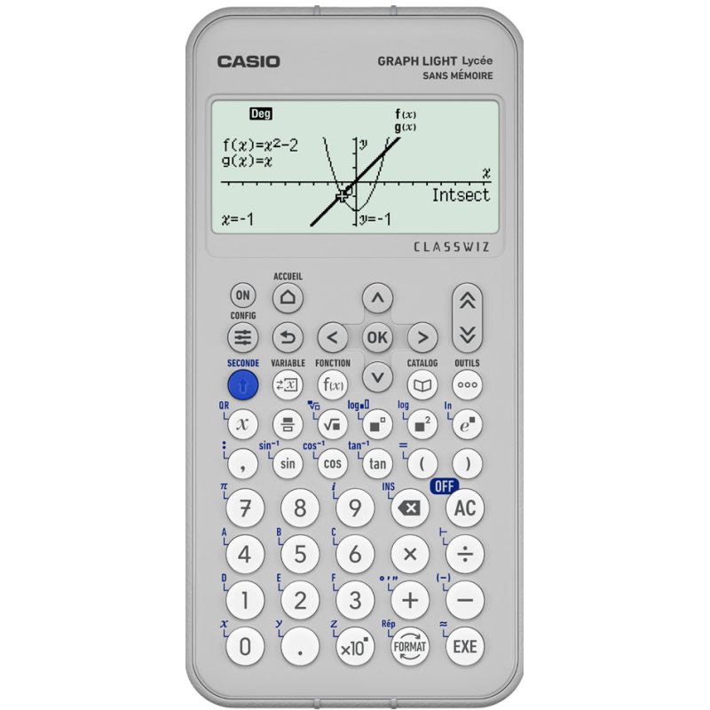 CASIO grafische rekenmachine GraphLight, verlicht scherm, 8 regels