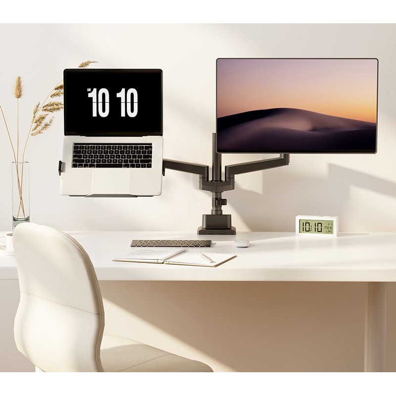 LogiLink laptop holder for monitor arm, black, 11.6-17.3 inch, 9 kg load capacity