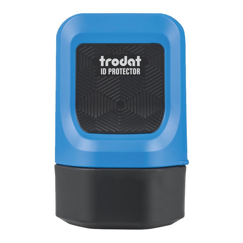 Trodat privacy afrolstempel ID Protector, navulbaar, blauw, 25 mm