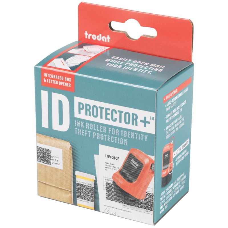 trodat privacy rolstempel ID Protector+, navulbaar, rood, 25 mm