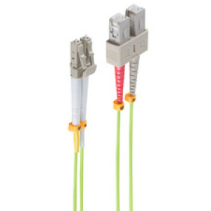 shiverpeaks glasvezel patchkabel LC-SC duplex, OM5, 15 meter