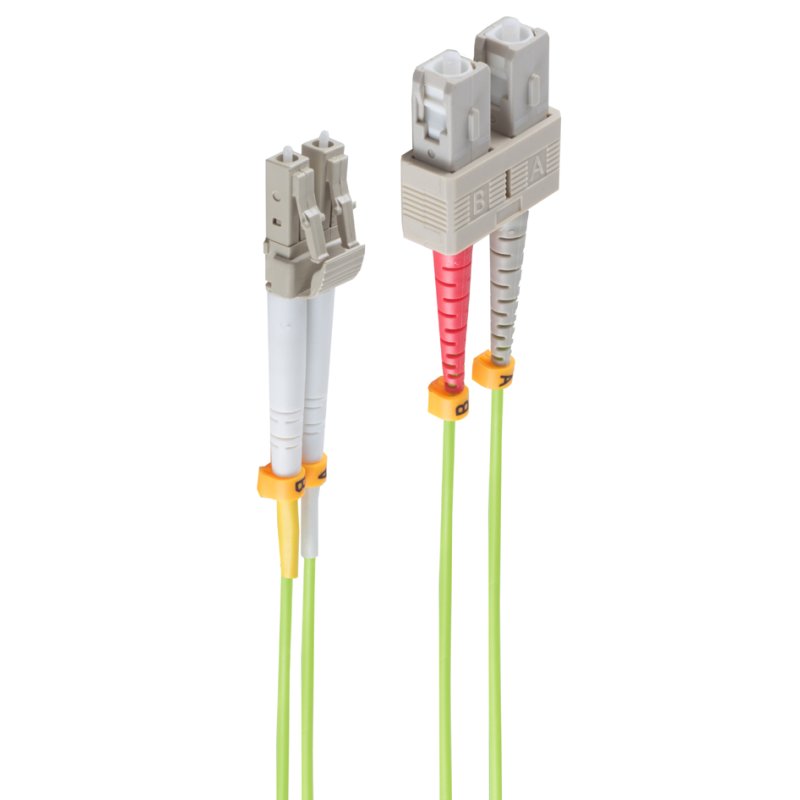 shiverpeaks glasvezel patchkabel LC-SC duplex, OM5, 20 m