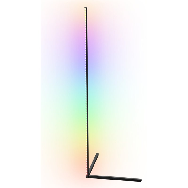 ANSMANN LED mood corner lamp, stand, black, 140 cm