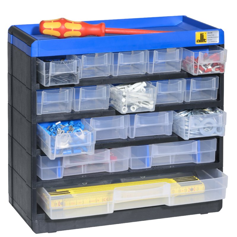 allit onderdelen magazijn VarioPlus Pro 29/35, 17 vakken, 300×135×285 mm