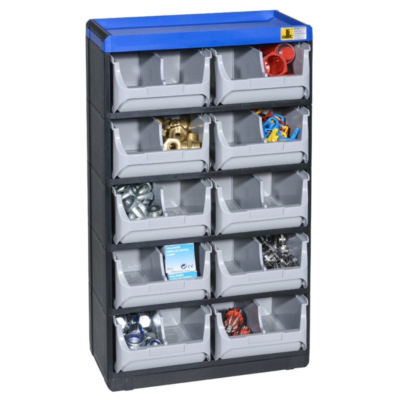 allit onderdelenmagazijn VarioPlus Pro 53/20, 10 vakken, 300×165×525 mm