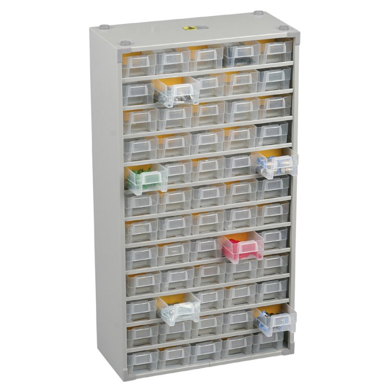 allit klein onderdelen magazijn VarioPlus Metaal 90, 60 vakjes, 300×140×565 mm
