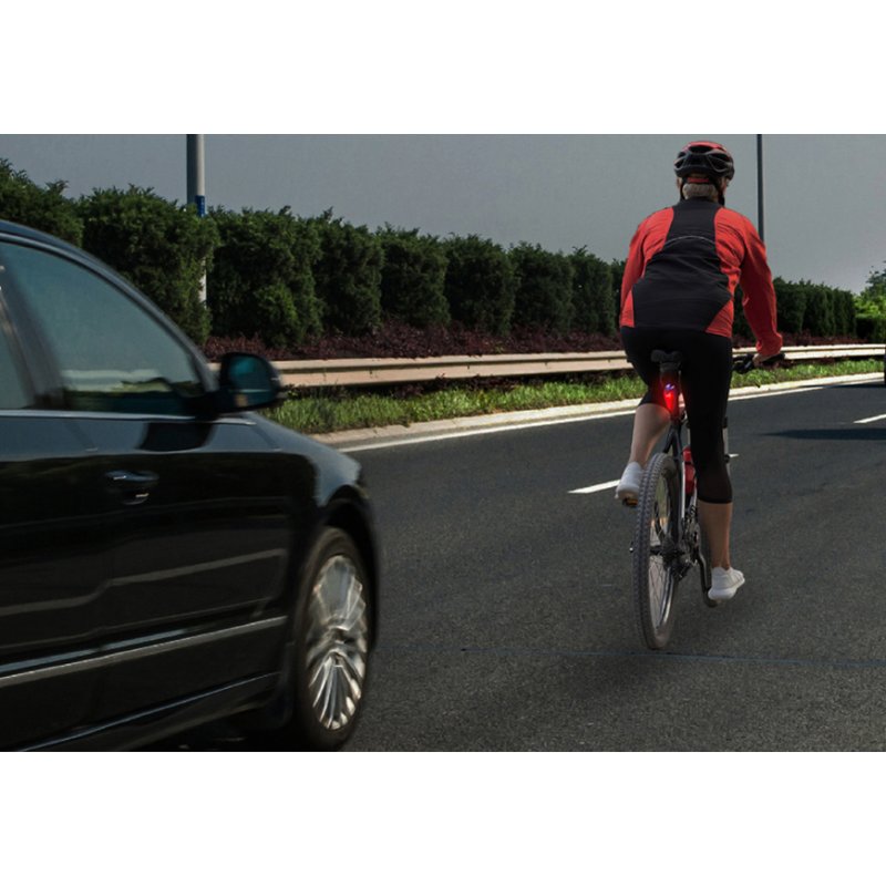 ANSMANN fiets LED-achterlicht met remlichtfunctie, oplaadbaar, zwart