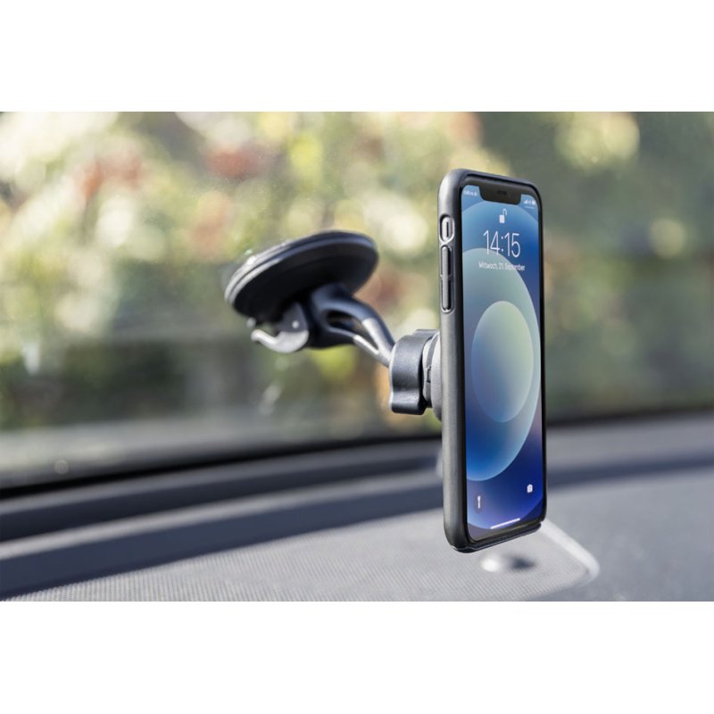 ANSMANN smartphone autohouder, magnetisch, windschermbevestiging, zwart