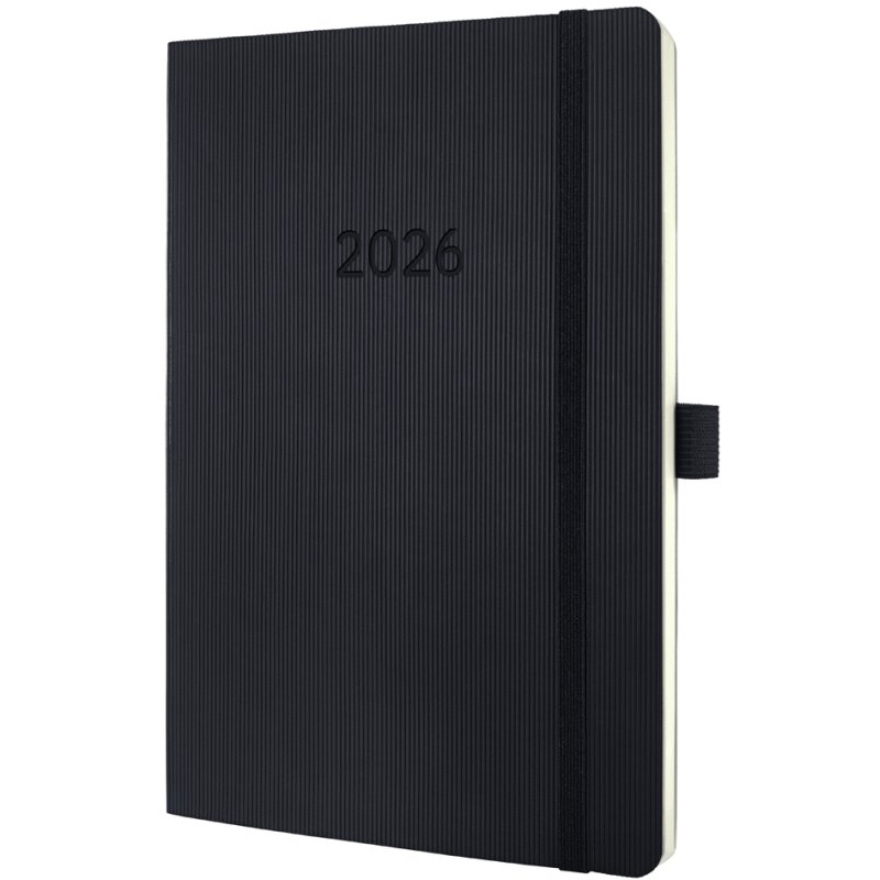sigel Agenda Hebdomadaire Conceptum 2027, A5, noir, 135 x 210 mm