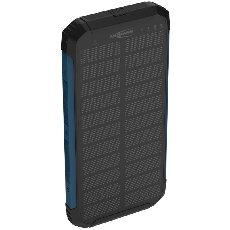 ANSMANN zonne-energiebank PB212W, 10.000 mAh, zwart, wireless charging
