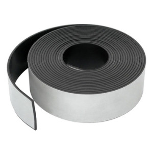 rillprint magnetische tape, wit, 25 mm × 5 m, 0,6 mm