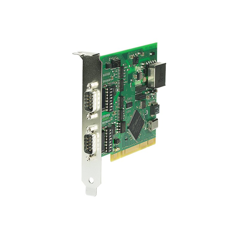 W&T PCI card, 2x RS232 interface, 32 bit, galvanic isolation