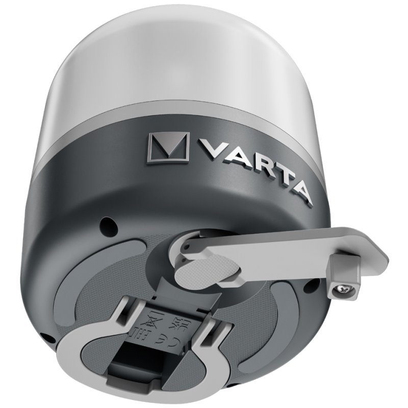 VARTA campinglamp Dynamo Lantern, grijs, handslinger, 50 lumen
