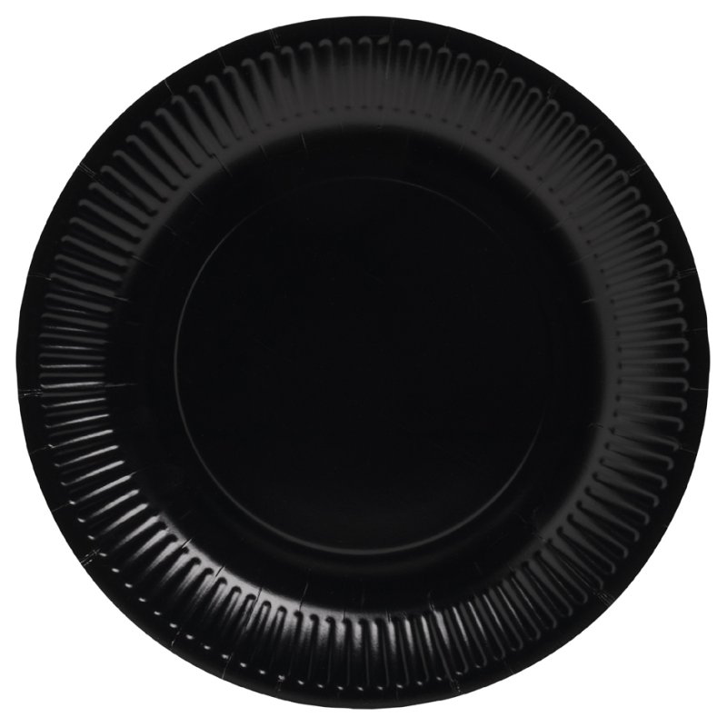PROnappe assiettes en carton rondes, kraft brun, 230 mm, 20 pièces