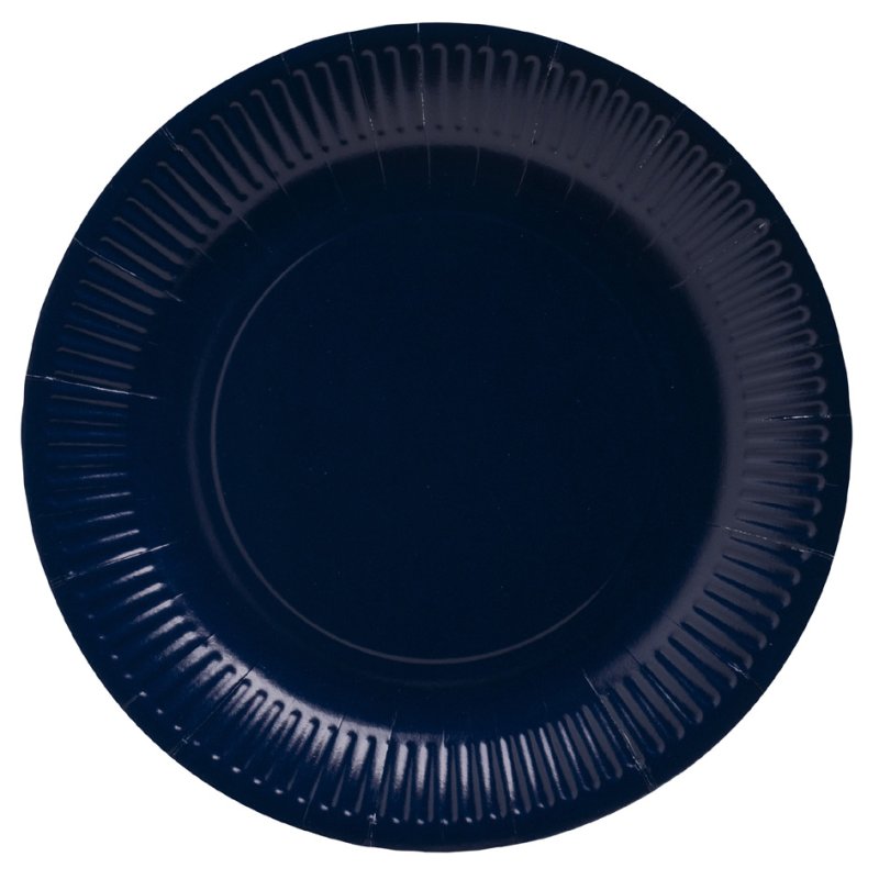 PROnappe assiettes en carton rondes, kraft brun, 230 mm, 20 pièces