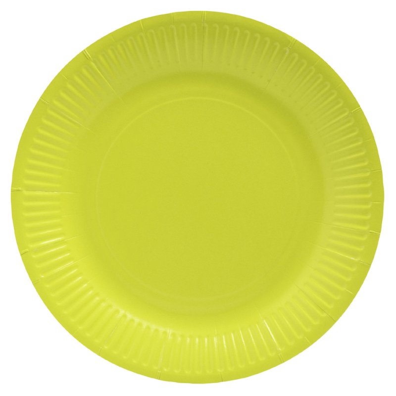 PROnappe assiettes en carton rondes, kraft brun, 230 mm, 20 pièces