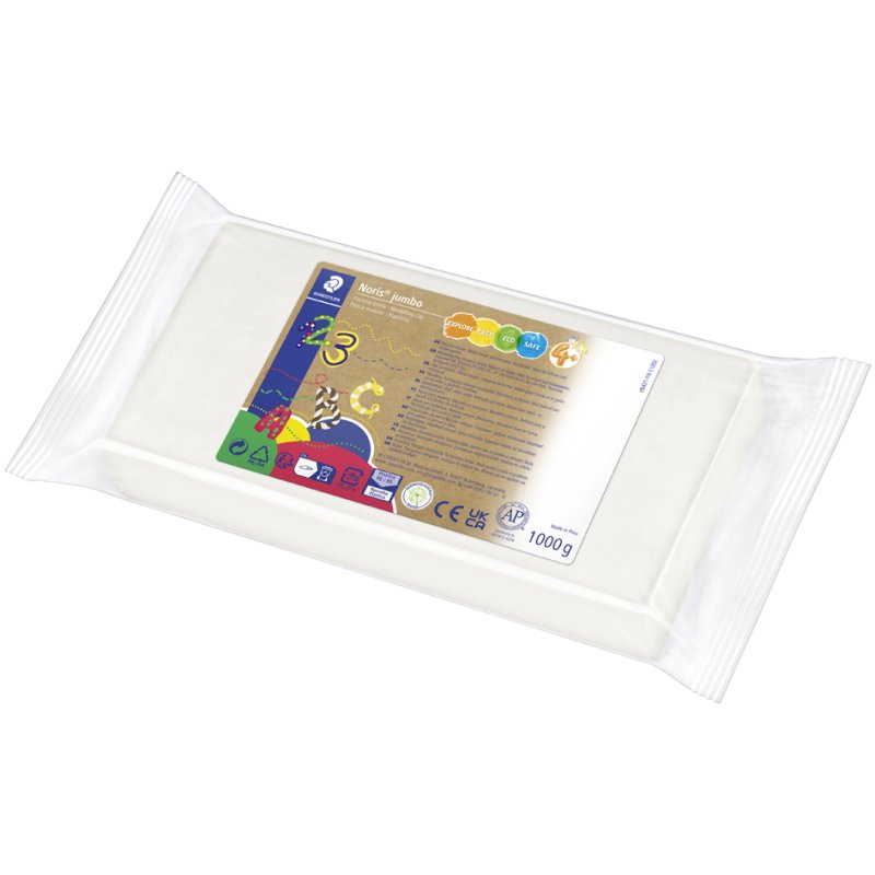 STAEDTLER Noris pâte à modeler plastique, rouge, 1000 g
