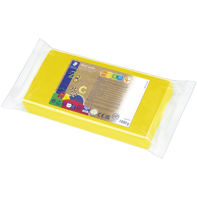 STAEDTLER Noris pâte à modeler plastique, rouge, 1000 g