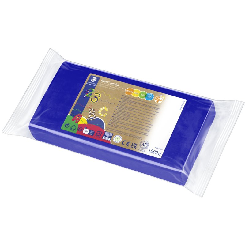 STAEDTLER Noris pâte à modeler plastique, rouge, 1000 g