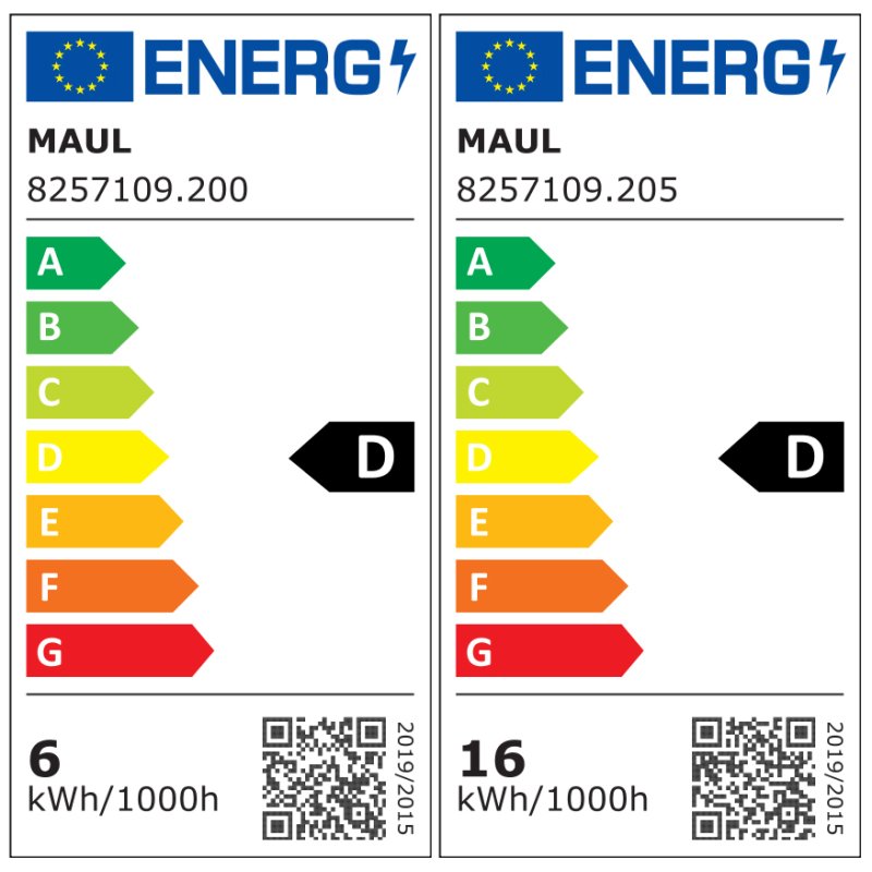 MAUL LED standing lamp MAULjura, dimmable, white, 80 W