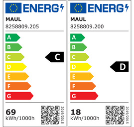 MAUL LED-bureaulamp MAULsenja, dimmbaar, wit, 87W