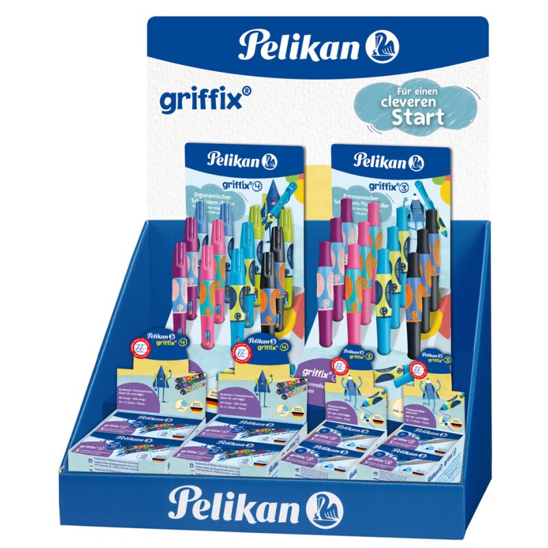 Pelikan griffix writing module for school, 12 fountain pens, 12 tintenschrijvers