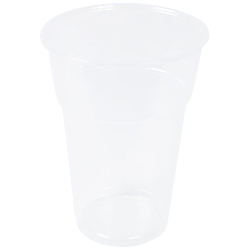 NATURE Star gobelets à boire PLA plastique, 0,2 l, transparent, 50 pièces