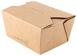 NATURE Star snackdoos, 162×132×64 mm, bruin, 50 stuks