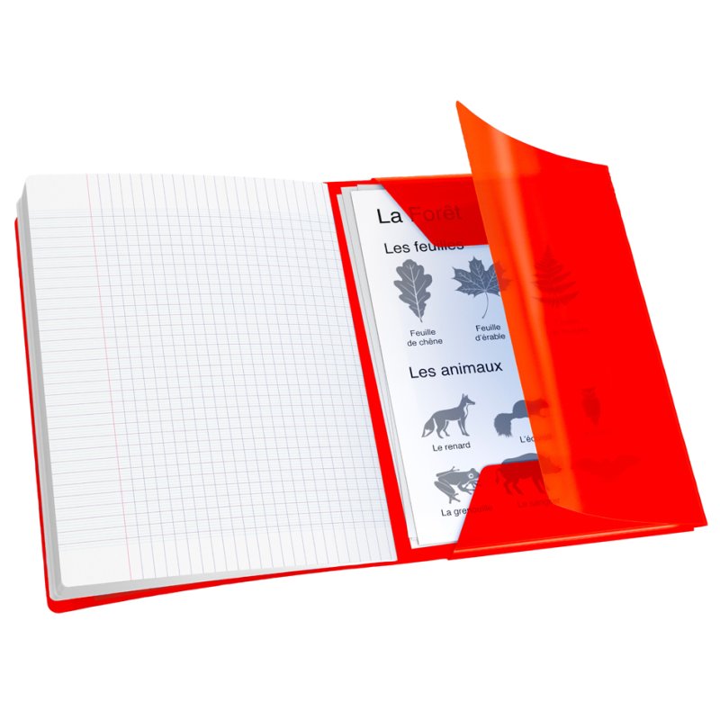 CONQUERANT CLASSIQUE cahier avec couverture, 170×220 mm, vert, 96 pages