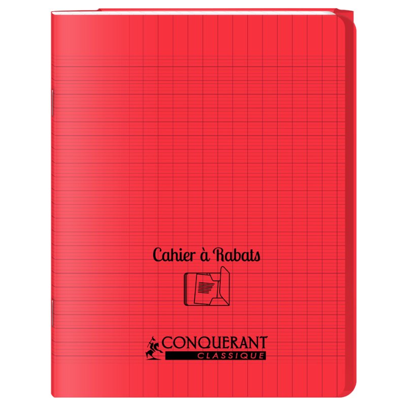 CONQUERANT CLASSIQUE cahier avec couverture, 170×220 mm, vert, 96 pages