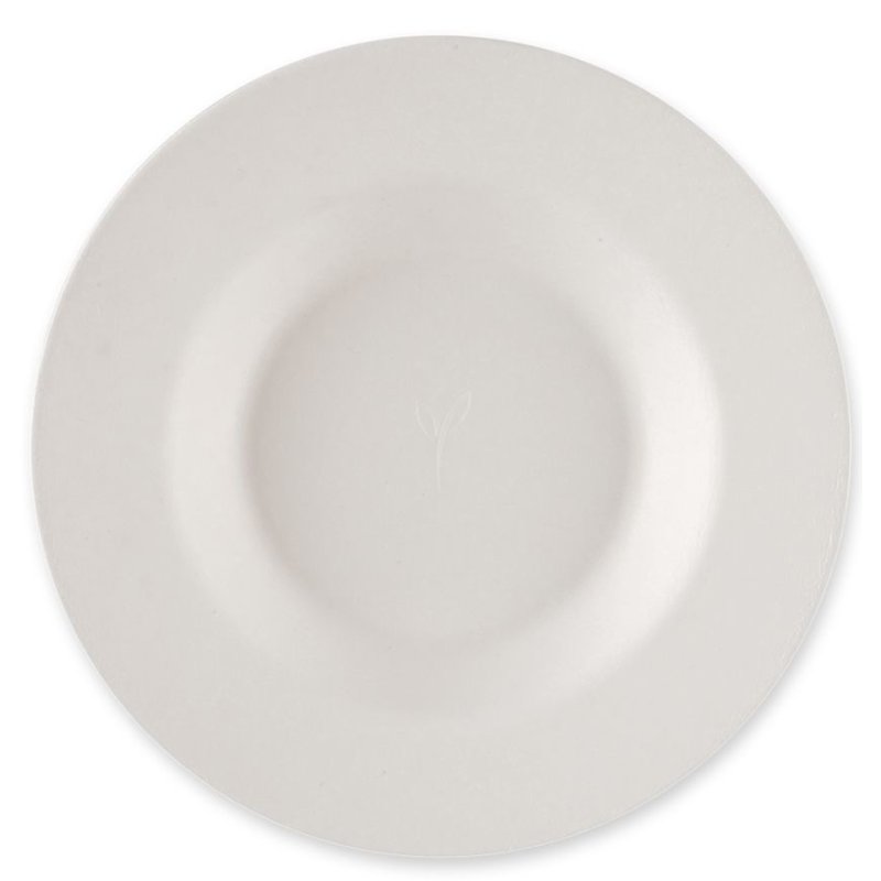 NATURE Star assiettes canne à sucre rondes, compostables, blanc, 270 mm, 50 pièces