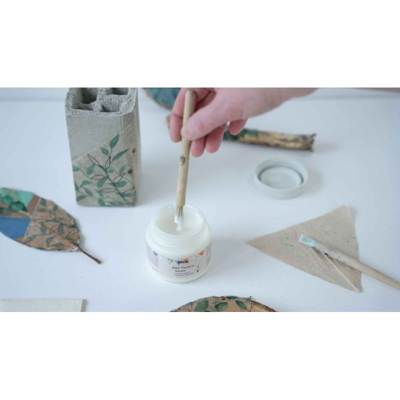 KREUL Art Potch Nature vernis à serviettes & colle, transparent, 150 ml