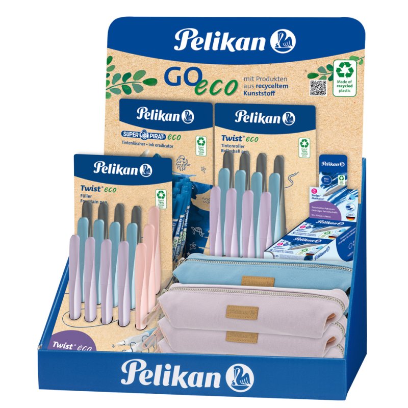 Pelikan school module eco writing equipment and accessories, loose products, 93 pieces