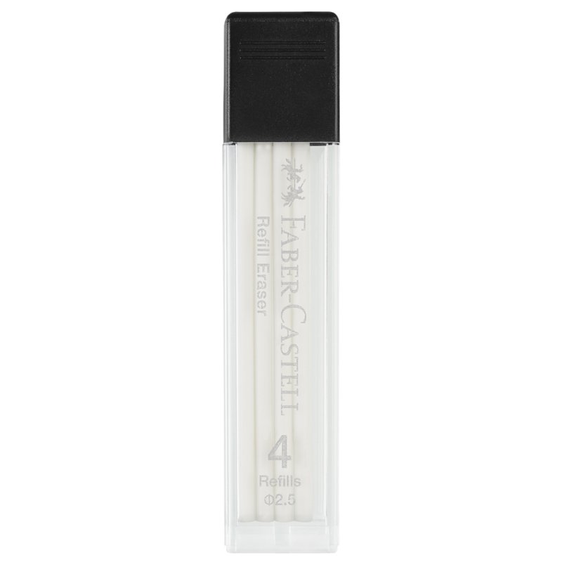 Faber-Castell gomme de précision PRECISION ERASER PEN, mécanisme à bouton-poussoir, gomme de rechange incluse