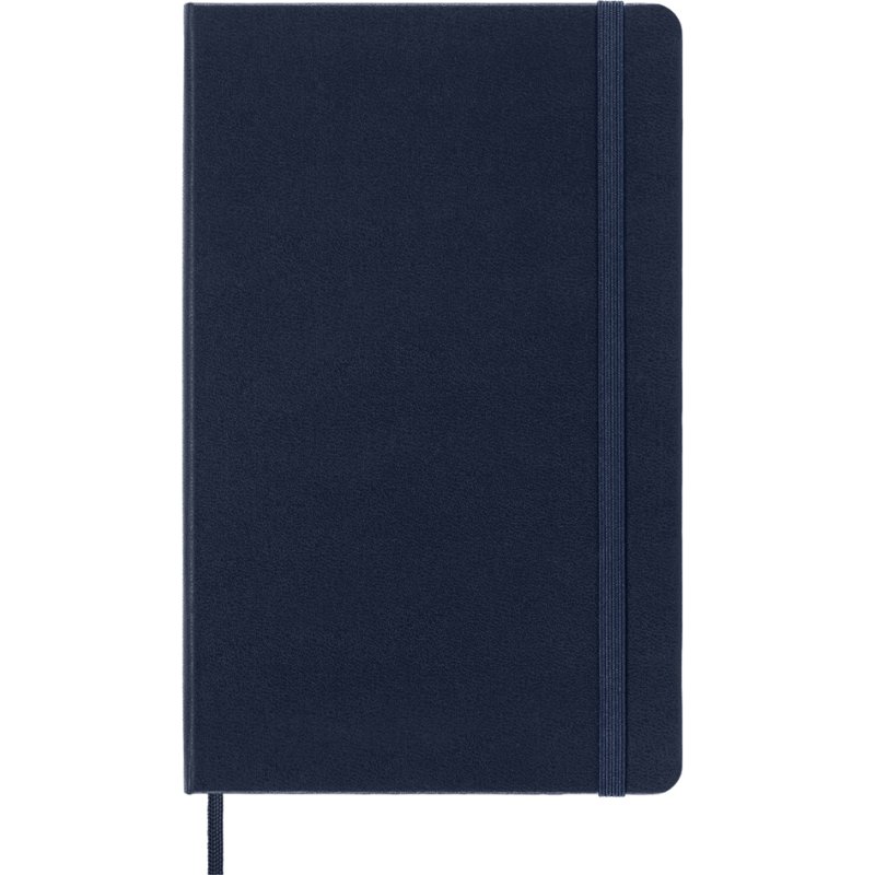 Moleskine carnet A5, blanc, couverture rigide, rouge écarlate