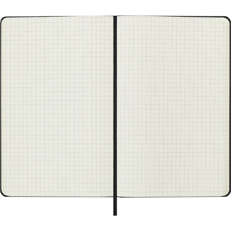 Moleskine carnet A5, blanc, couverture rigide, rouge écarlate