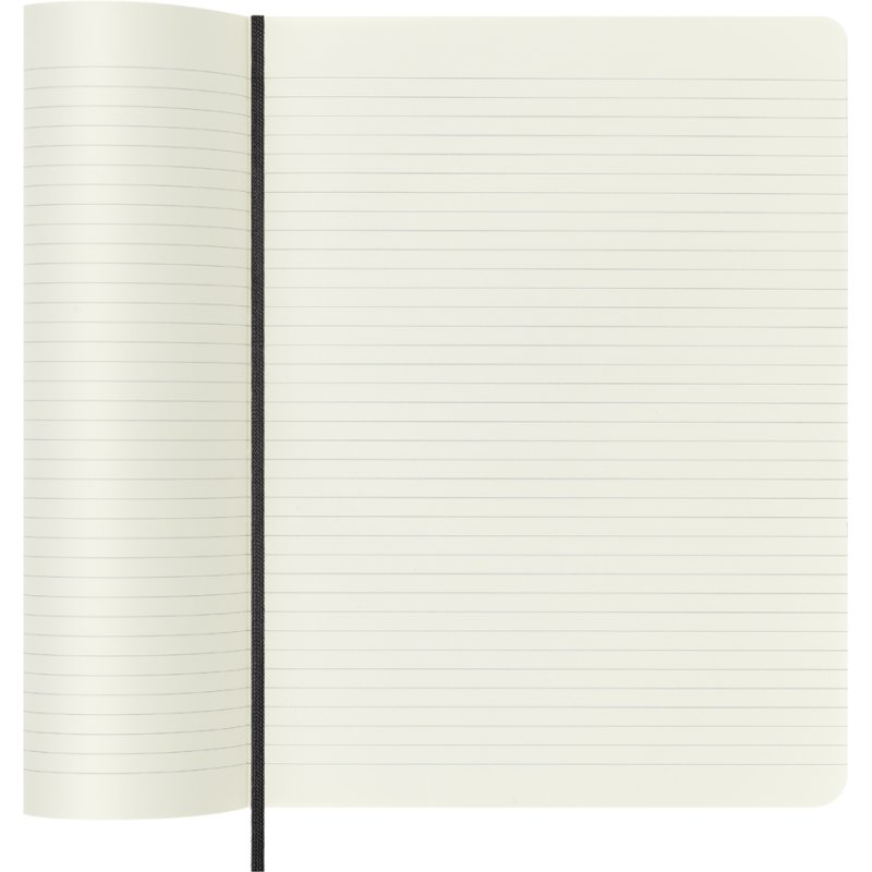 Moleskine carnet XL, pages quadrillées, couverture souple, noir