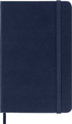 Moleskine notitieboek A6, geruit, hardcover, zwart