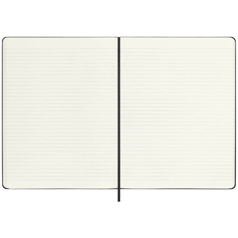 Moleskine XL notebook, hard cover, black
