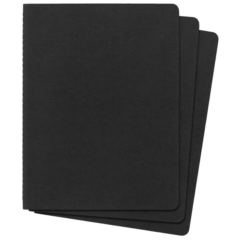 Moleskine carnet Cahier, très grand, quadrillé, noir